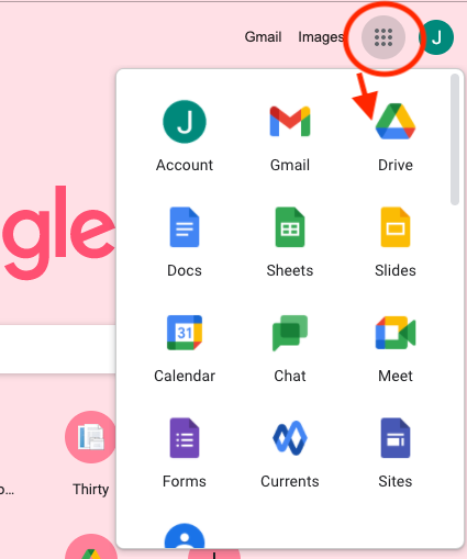 Login into Drive